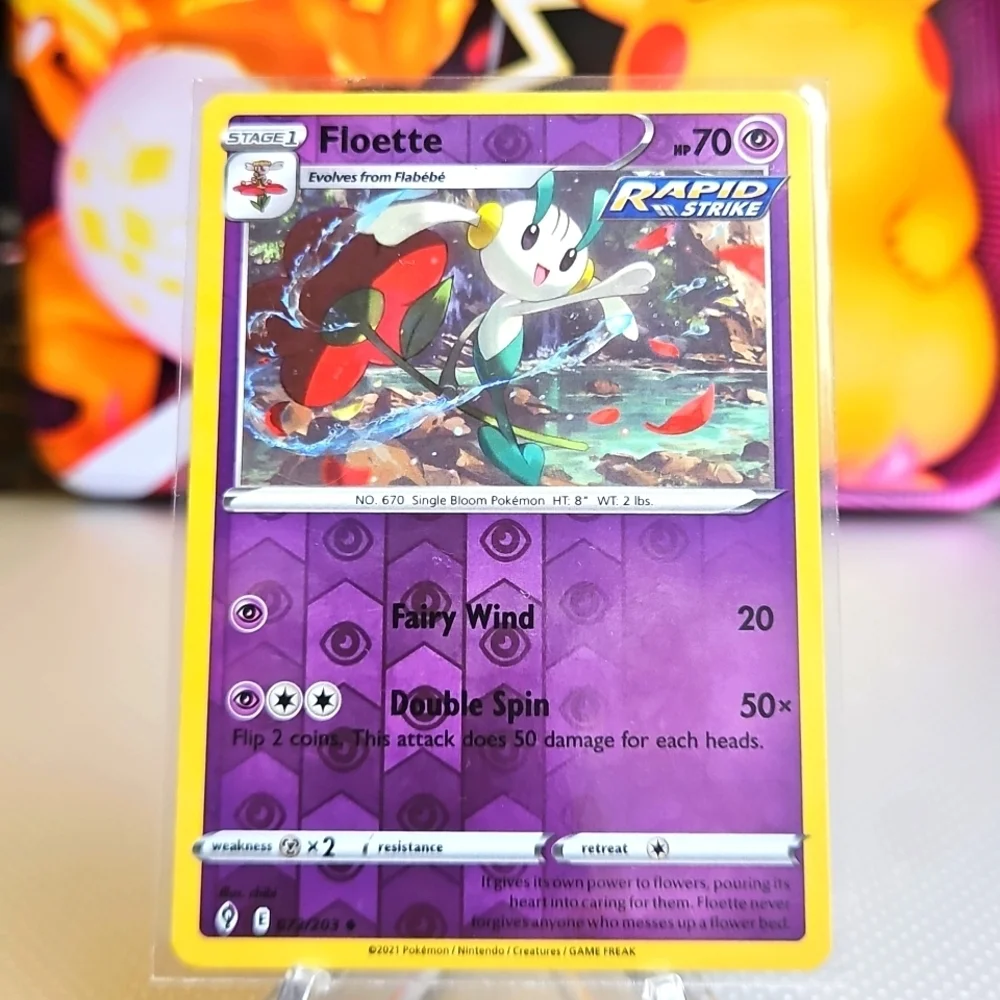 Floette 072/203 Pokémon TCG Reverse Holo Rare